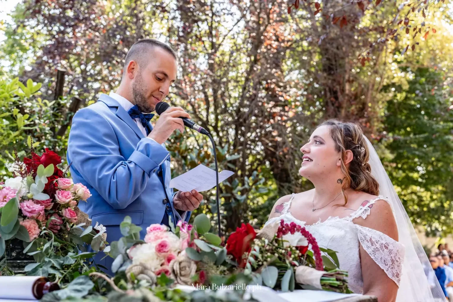 Fotografia della cerimonia di matrimonio