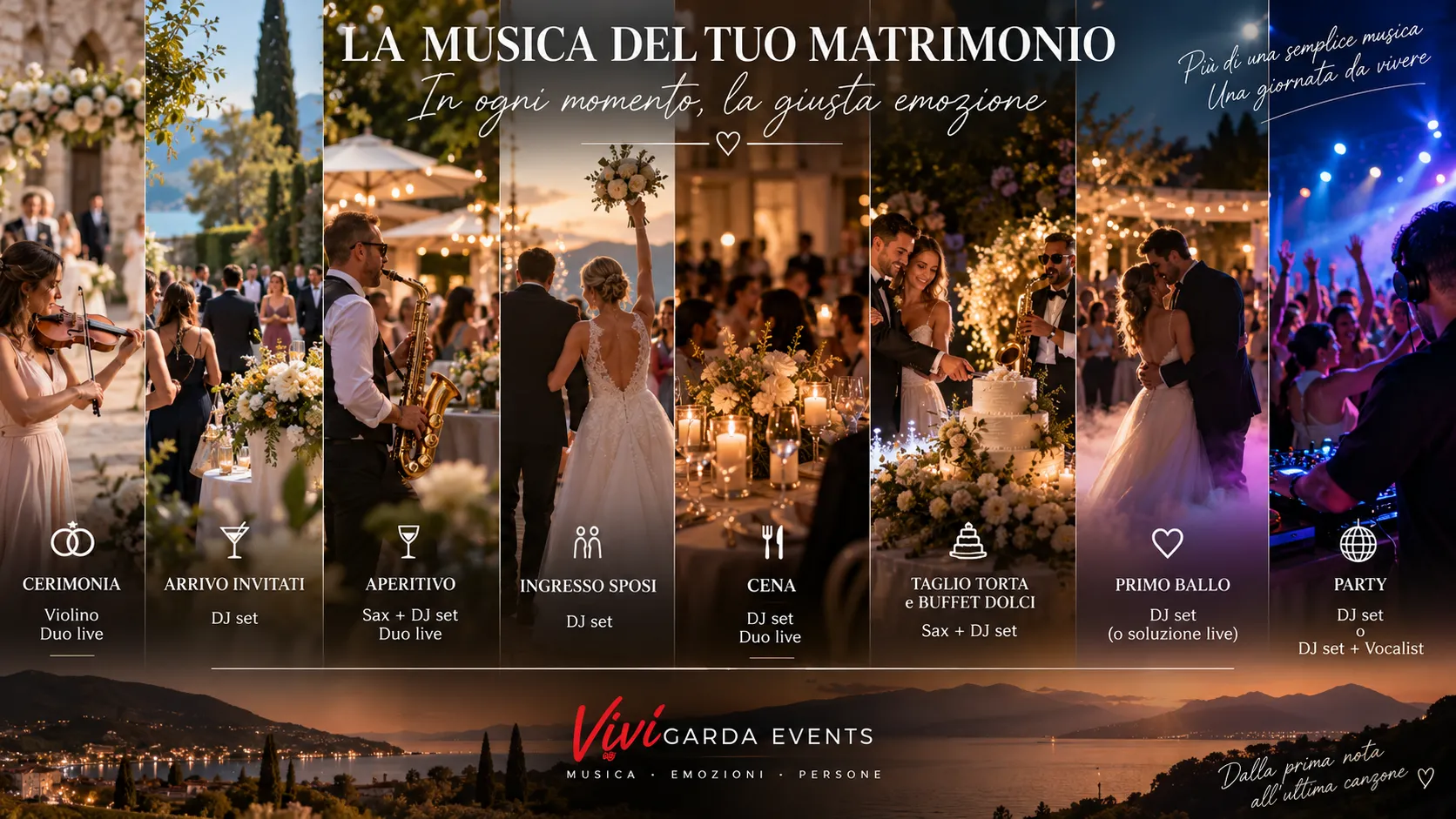 Musica per matrimonio: quale musica scegliere per ogni momento del ricevimento